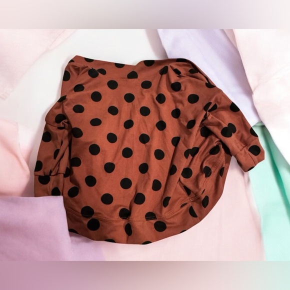 Polka Dot Cardigan - Brown and Black 9-12 months girls coat - Picture 2 of 4